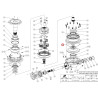 Comer 9010525000 Pierścień segera wewnętrzny 75x2,5 mm