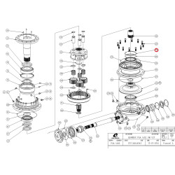 Comer 9010680000 Pierścień segera wewnętrzny 170x4,0 mm