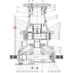 Comer 9010305000 Pierścień segera wewnętrzny 45x1,75 mm