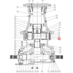 Comer 9010385000 Pierścień segera zewnętrzny 58x2,0 mm