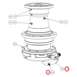 Comer 9440513001 Podkładka 1/2" (21,2X27X1,5)