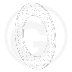 Tarcza cierna 120 x 185 x 3 mm