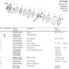 B&P 663M5837R Sprzęglo cierne FT44R 1800Nm 1i3/8"Z21 -34,9x106,0 G9 Bondioli Pavesi