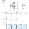 B&P 60KC32103R Piasta sprzęgła FK22 600Nm 1i3/8"Z6 - 27,0x74,6 G3 Bondioli Pavesi