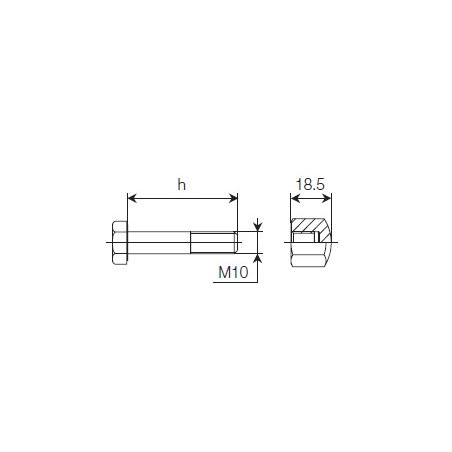 B&P 432000142R08 Śruba M10x66,35mm Bondioli Pavesi