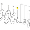 B&P 240000746R05 Podkładka ślizgowa 70x1,5 Bondioli Pavesi