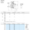 B&P 665H53103R Sprzęgło cierne jednokierunkowe FNV34 1450Nm 1i3/8"Z6 - 302x91,5 G7 Bondioli Pavesi
