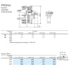 B&P 667M60238R Sprzęgło cierne jednokierunkowe FFNV44 2000Nm 1i3/4"Z20 34,9x106 G9 Bondioli Pavesi