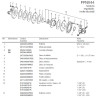 B&P 667M60237R Sprzęgło cierne jednokierunkowe FFNV44 2000Nm 1i3/8"Z21 34,9x106 G9 Bondioli Pavesi