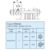 B&P 667M62203R Sprzęgło cierne jednokierunkowe FFNV44 2200Nm 1i3/8"Z6 34,9x106 G9 Bondioli Pavesi