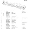 B&P 658H48137R Sprzęgło cierne jednokierunkowe FNT34 1200Nm 1i1i3/8"Z21 30,2x91,4 G7 Bondioli Pavesi