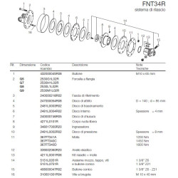 B&P 658H48203R Sprzęgło cierne jednokierunkowe FNT34R 1200Nm 1i3/8"Z6 30,2x91,4 G7 Bondioli Pavesi
