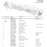 B&P 658L58438R Sprzęgło cierne jednokierunkowe FNT44R 1800Nm 1i3/4"Z20 34,9x93,5 G8 Bondioli Pavesi