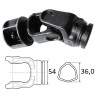 B&P 712049007 Przegub krzyżowy 1-3/8 Z-6, zewn. 36x3.2 mm krzyżak 23,8x61,3 G2 Bondioli Pavesi