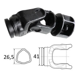 B&P 711050007 Przegub krzyżowy 1i3/8" Z6 wew. 26,5x4 - 22,0x54,0 G1 Bondioli Pavesi