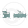 Zaczep automatyczny 390/32/25mm sworzeń 38mm Sauermann