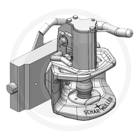 Zaczep automatyczny 255/31/25mm sworzeń 38mm Scharmüller