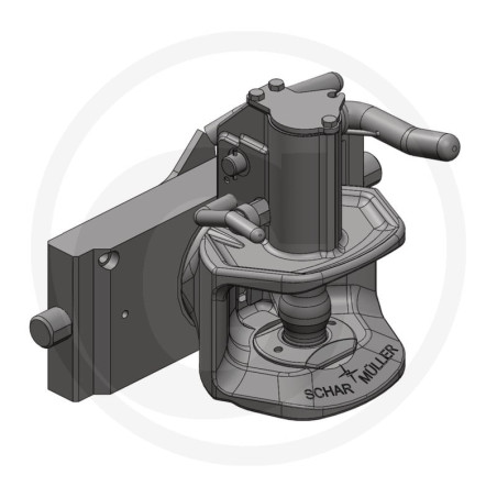 Zaczep automatyczny 295/32/25mm sworzeń 38mm Scharmüller
