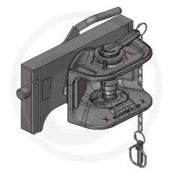 Zaczep automatyczny 310/38/25mm sworzeń 38mm Scharmüller