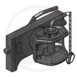 Zaczep automatyczny 320/38/25mm sworzeń 31mm Scharmüller