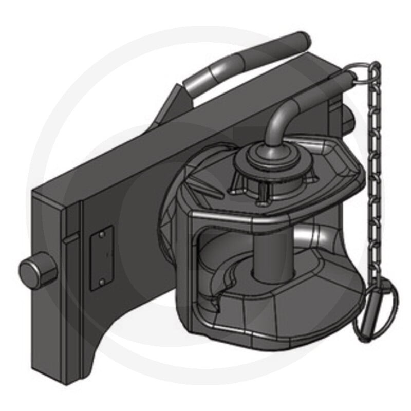 Zaczep automatyczny 320/38/25mm sworzeń 31mm Scharmüller