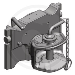 Zaczep automatyczny 320/20/30mm sworzeń 31mm Scharmüller