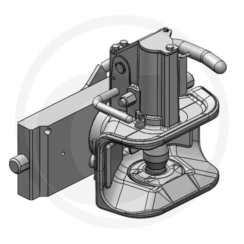 Zaczep automatyczny 330/32/25mm sworzeń 38mm Scharmüller