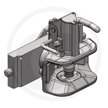 Zaczep automatyczny 330/32/25mm sworzeń 38mm Scharmüller