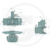 Zaczep automatyczny 335/30/22mm sworzeń 38mm Scharmüller 033353221A11