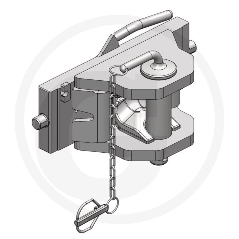 Zaczep automatyczny 335/30/22mm sworzeń 43mm Scharmüller