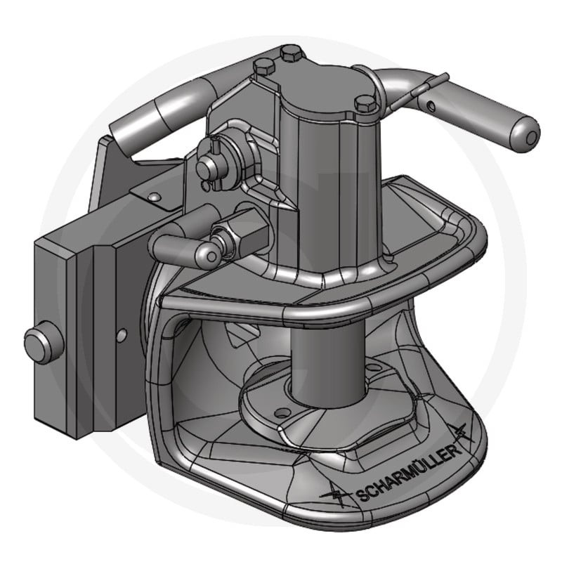 Zaczep automatyczny 180/25/16mm sworzeń 31mm Scharmüller