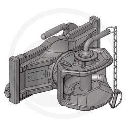 Zaczep automatyczny 295/26/25mm sworzeń 31mm Scharmüller