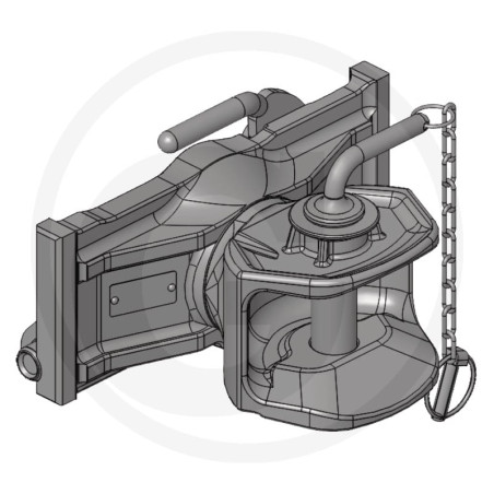Zaczep automatyczny 295/26/25mm sworzeń 31mm Scharmüller