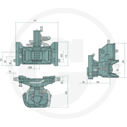 Zaczep automatyczny 311/30/22mm sworzeń 38mm Scharmüller