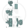 Zaczep automatyczny 325/26/25mm sworzeń 38mm Scharmüller