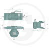 Zaczep automatyczny 314/30/20mm sworzeń 31mm Scharmüller