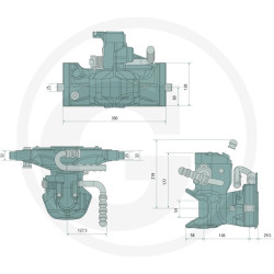 Zaczep automatyczny 390/32/25mm sworzeń 38mm Rockinger