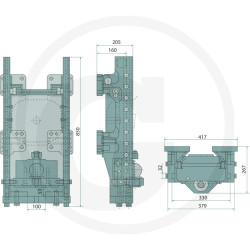 Prowadnica do zaczepu 330/32/25mm Rockinger  RO880L14300