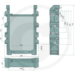 Prowadnica do zaczepu 390/32/25mm Rockinger  RO889B3504C