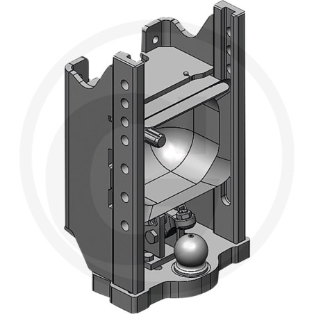 Prowadnica do zaczepu 330/32/25mm Scharmüller 00116801