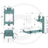 Prowadnica do zaczepu 325/26/25mm Scharmüller 00130011