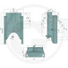 Prowadnica do zaczepu 330/32/25mm Scharmüller 00135100-A02