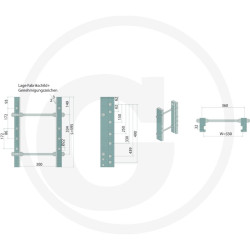 Prowadnica do zaczepu 330/32/25mm Scharmüller 00158031A02