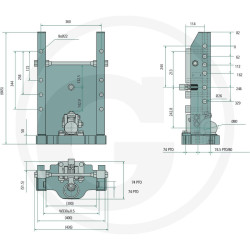 Prowadnica do zaczepu 330/32/25mm Scharmüller 00158832