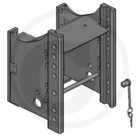 Prowadnica do zaczepu 330/32/25mm Scharmüller 00162001