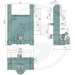 Prowadnica do zaczepu 390/32/25mm Scharmüller 00168811-A17