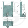 Prowadnica do zaczepu 390/32/25mm Scharmüller 00168811-A17