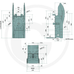 Prowadnica do zaczepu 200/26/17mm Scharmüller 00182020A02
