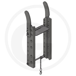 Prowadnica do zaczepu 255/32/25mm Scharmüller 00368000A27