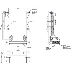 Korpus zaczepu Piton JCB